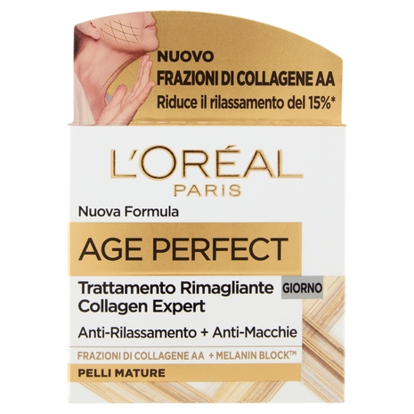 L'Oréal Paris Age Perfect, Crema Viso Re-idratante per Pelli Mature, 50 ml